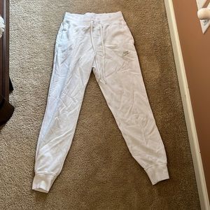 Nike white sweatpants